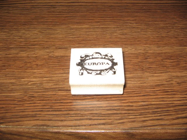 Europa Wood Mounted Rubber Stamp by Art Impressions