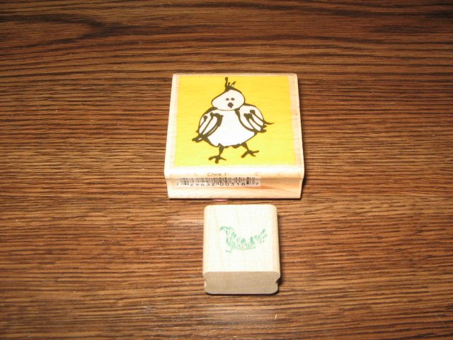 Bird Wood Mounted Rubber Stamps Lot Of 2