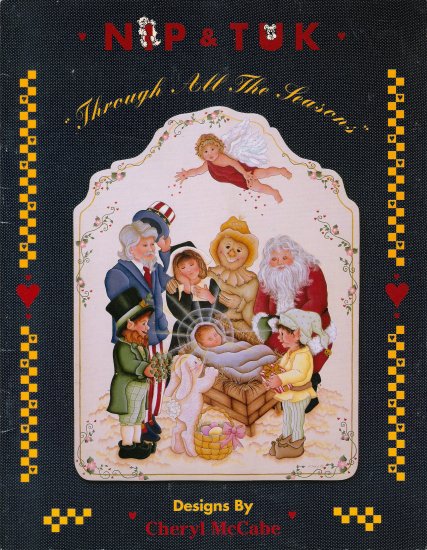 Nip & Tuk's Through All The Seasons Tole Painting Book by Cheryl McCabe