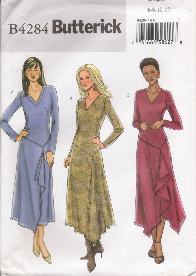 Misses' Dress Sewing Pattern Size 6-12 Butterick 4284 UNCUT