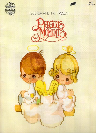 Precious Moments PM-1 Cross Stitch Pattern Book by Gloria & Pat
