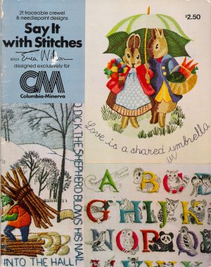 cathy of california: erica wilson's crewel embroidery owl, 1962