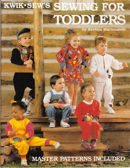 Kwik Sew's Sewing For Toddlers Book & Master Patterns by Kerstin Martensson