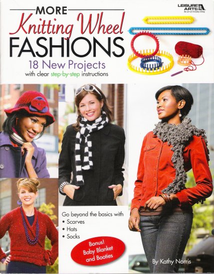 More Knitting Wheel Fashions Pattern Book by Leisure Arts