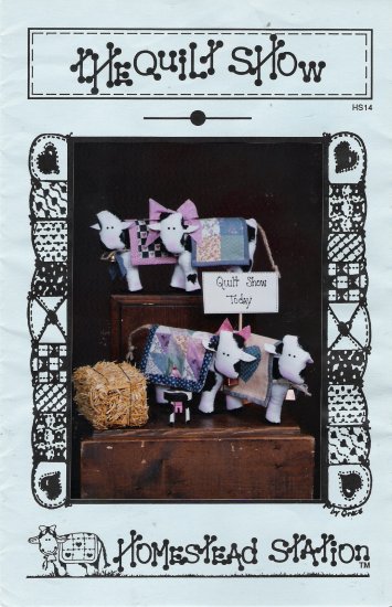 Stuffed Cows Sewing Pattern by Homestead Station UNCUT