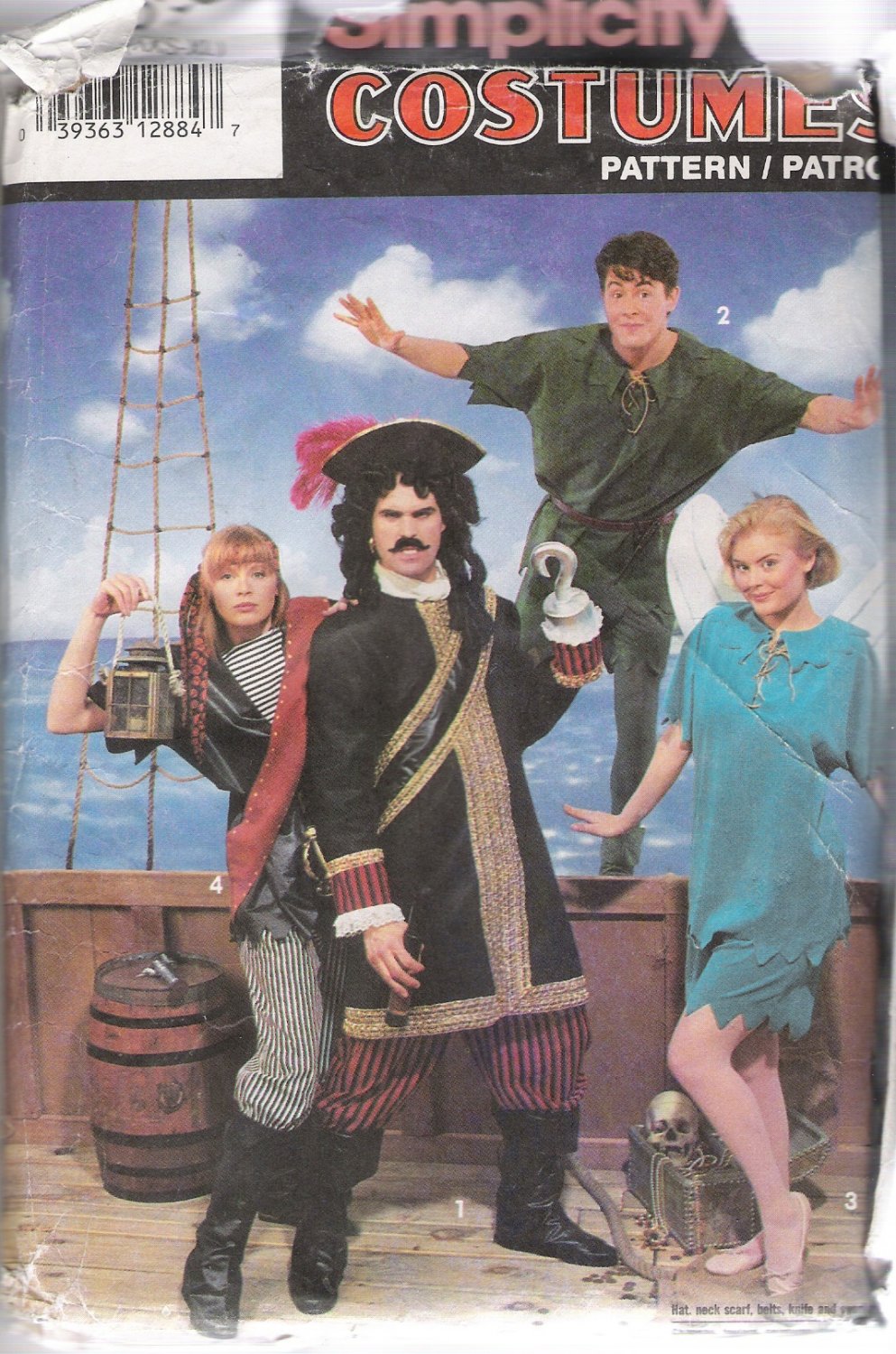 Misses', Men's or Teen Boys' & Girls' Costumes Sewing Pattern Size XXS-XL McCall's 7961 UNCUT
