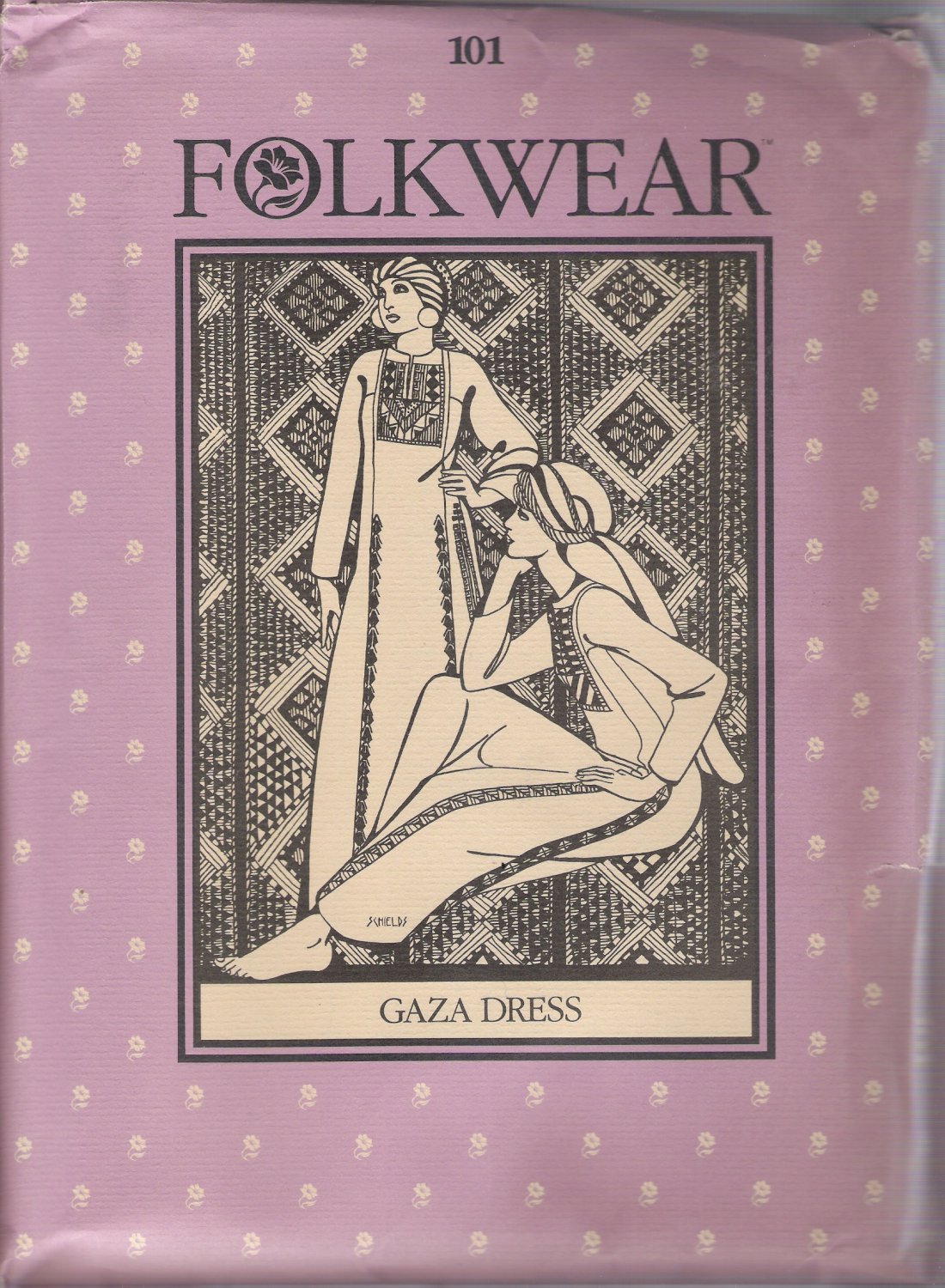 Misses' Gaza Dress Sewing Pattern Size 6-18 Folkwear 101 UNCUT