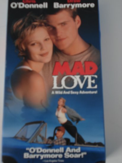 Mad Love Vhs Tapes Movies Drew Barrymore Chris O'Donnell Drama Adventure