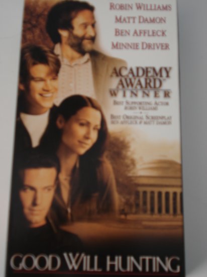 VHS Movies Tapes Good Will Hunting Matt Damon Robin Williams Ben Affleck Minnie Driver