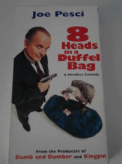 VHS Movies Tapes 8 Heads In A Duffel Bag Joe Pesci Comedy