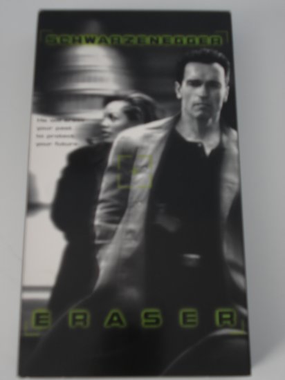 VHS Movies Tapes Eraser Arnold Schwarzenegger Vanessa Williams