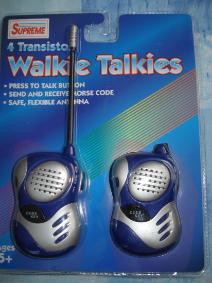 Toys 4 Transiston Walkie Talkies New