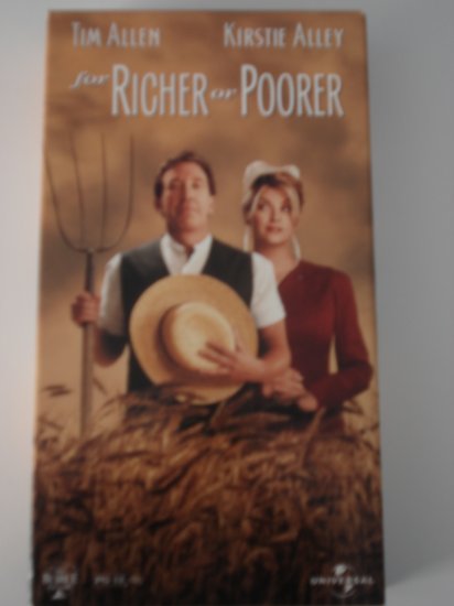 VHS Tapes Movies For Richer Or Poorer Tim Allen Kirstie Alley Comedy