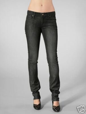 New Auth Rich and Skinny Blackie Coated Sleek Jean 29