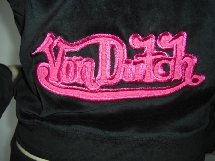 NWOT Von Dutch Velour Lounge Track Pant Jacket Suit M Medium