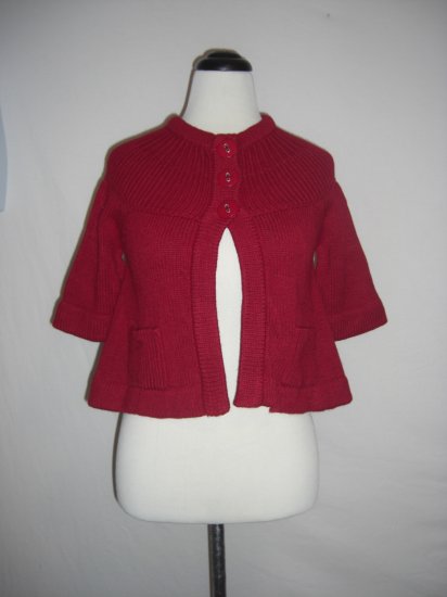 New Macys Knit Energie Shrug Shawl Sweater Top L $49