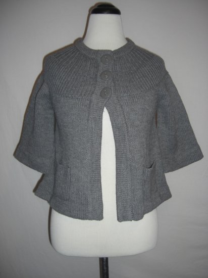 New Macys Knit Energie Shrug Shawl Sweater Top M $49