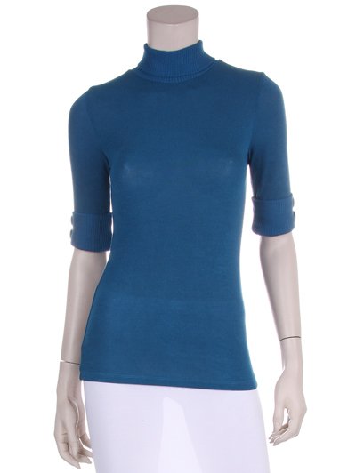 NWT New Forever 21 Turtleneck 3/4 sleeve top S Small