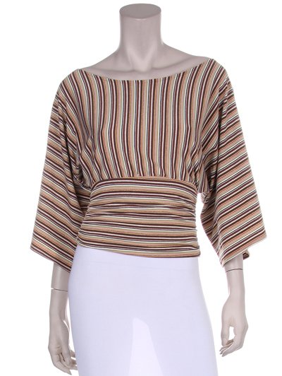 NEW Boutique Metallic Kimono Kabuki Boho Chic Top M Medium $69