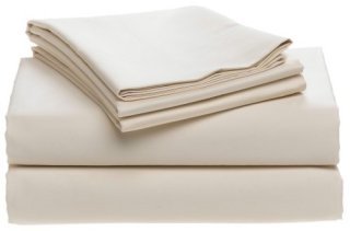 KING 400 TC~BEAUTIFUL IVORY~EGYPTIAN COTTON~ SHEET SET