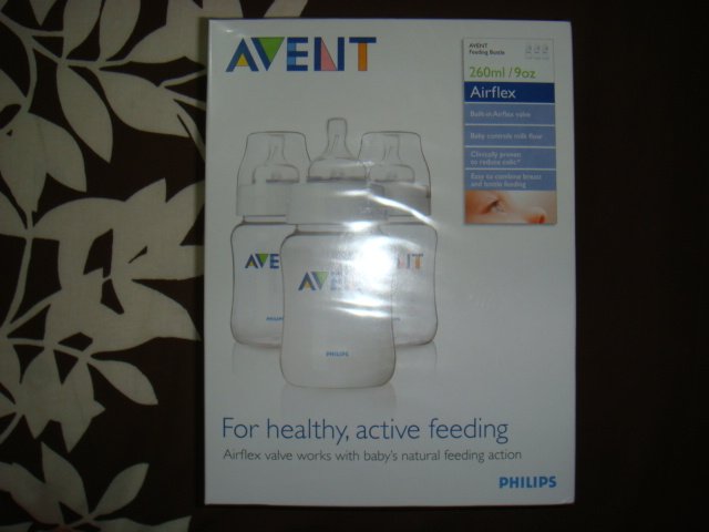 Avent Airflex Feeding Bottles - 260ml / 9 oz - 3 Bottles (MYR57.00)