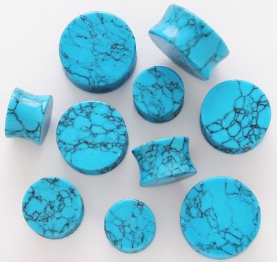 TURQUOISE STONE PLUGS