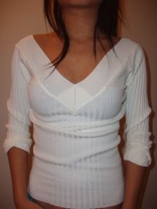 007. nwot white v-neck