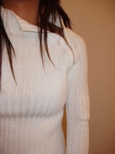 009. nwot wet seal white zip sweater