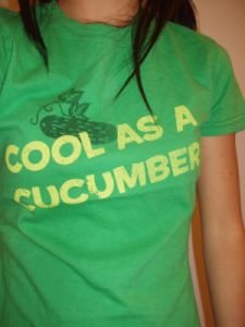 017. nwot fossil green cucumber tee