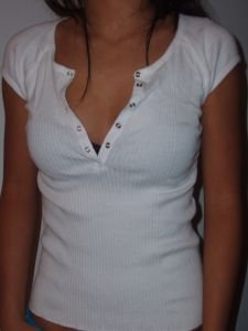 020. nwot american eagle button down white henley