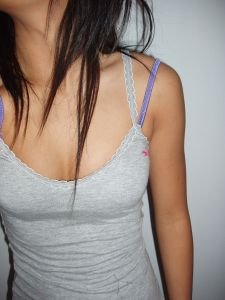 053. nwot hollister grey tank