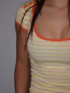 056. nwot abercrombie yellow striped top