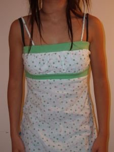 057. nwot gadzooks polka dot tank
