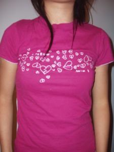 059. nwot reversible american eagle pink tee