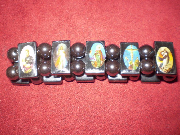 Magnetic Hematite Saint Bracelet