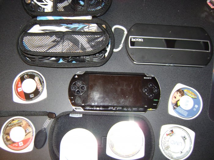 Sony PSP with Many Games and Accessories