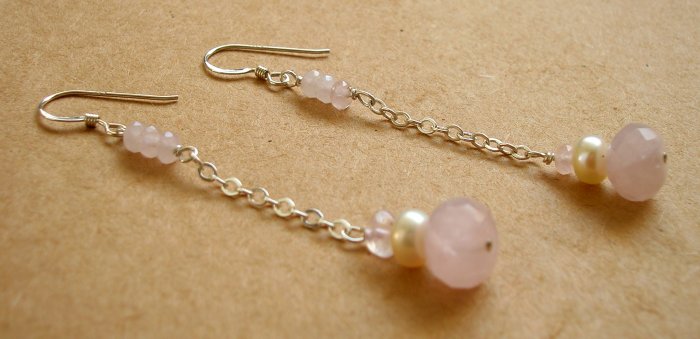 Pink Cloud Earrings