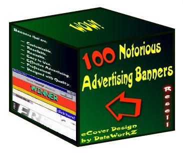 100 Notorious Advertising Banners - Resell Graphics!