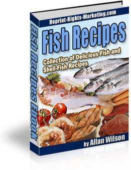 Fish Recipes - Resell eBook!