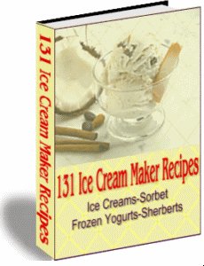 131 Ice Cream Recipes - Resell eBook!