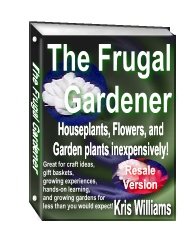 The Frugal Gardener by Kris Williams - Resell eBook