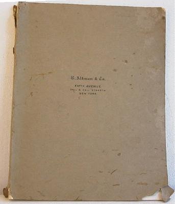 B Altman & Co Fall and Winter 1909-1910 Catalog No.100 Original Apparel Giftware
