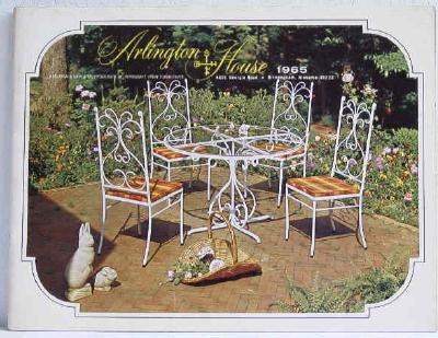 Arlington House America’s Largest Producer of Wrought Iron Metal Furniture 1965 Catalog Original