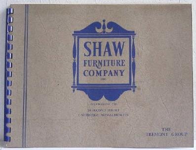 Shaw Furniture Company Tremont Group Catalog circa 1940's Showroom Upholstered Seating Pine Mahogany