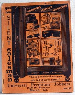 Silent Salesman Premiums Jewelry Novelties Catalog No.157 1956 Universal Premium Jobbers