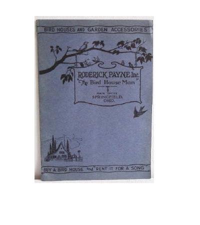 Bird Houses and Garden Accessories Roderick Payne Inc circa 1930 Catalog Pottery
