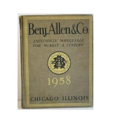 Benj. Allen & Co c.1958 Original Hardbound Catalog Housewares General Merchandise