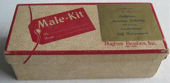 Vintage Golf Promo California Beverage Industry 8th Tournament Male Kit Hughes Brushes Comb File
