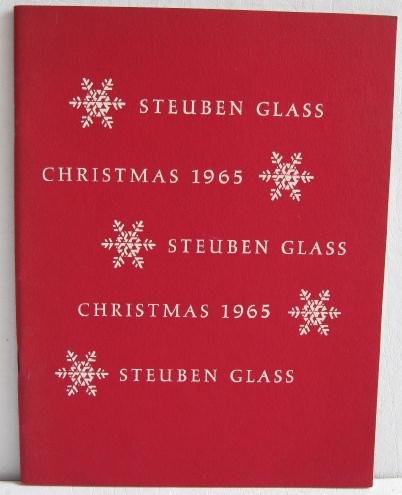 Steuben Glass Catalog Christmas 1965 Animals Figurines Bowls Vases Tumblers