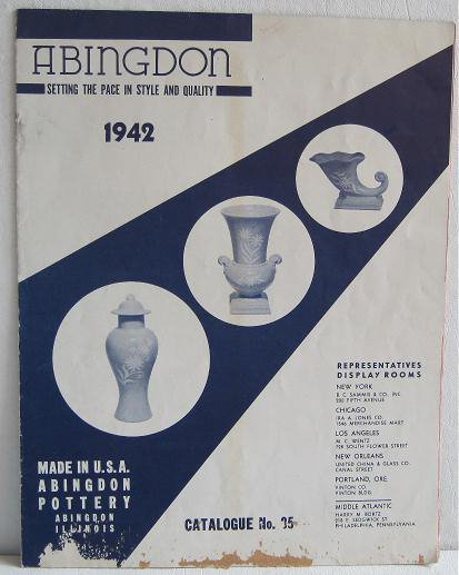 Abingdon Art Pottery 1942 Catalogue No.35 Vases Cookie Jars Flower Pots Bowls Figures Glazes